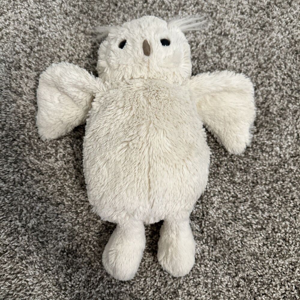 Jellycat Woodland Babe Owl Medium 11" Plush Creamy White Soft Stuffed Lovey Toy